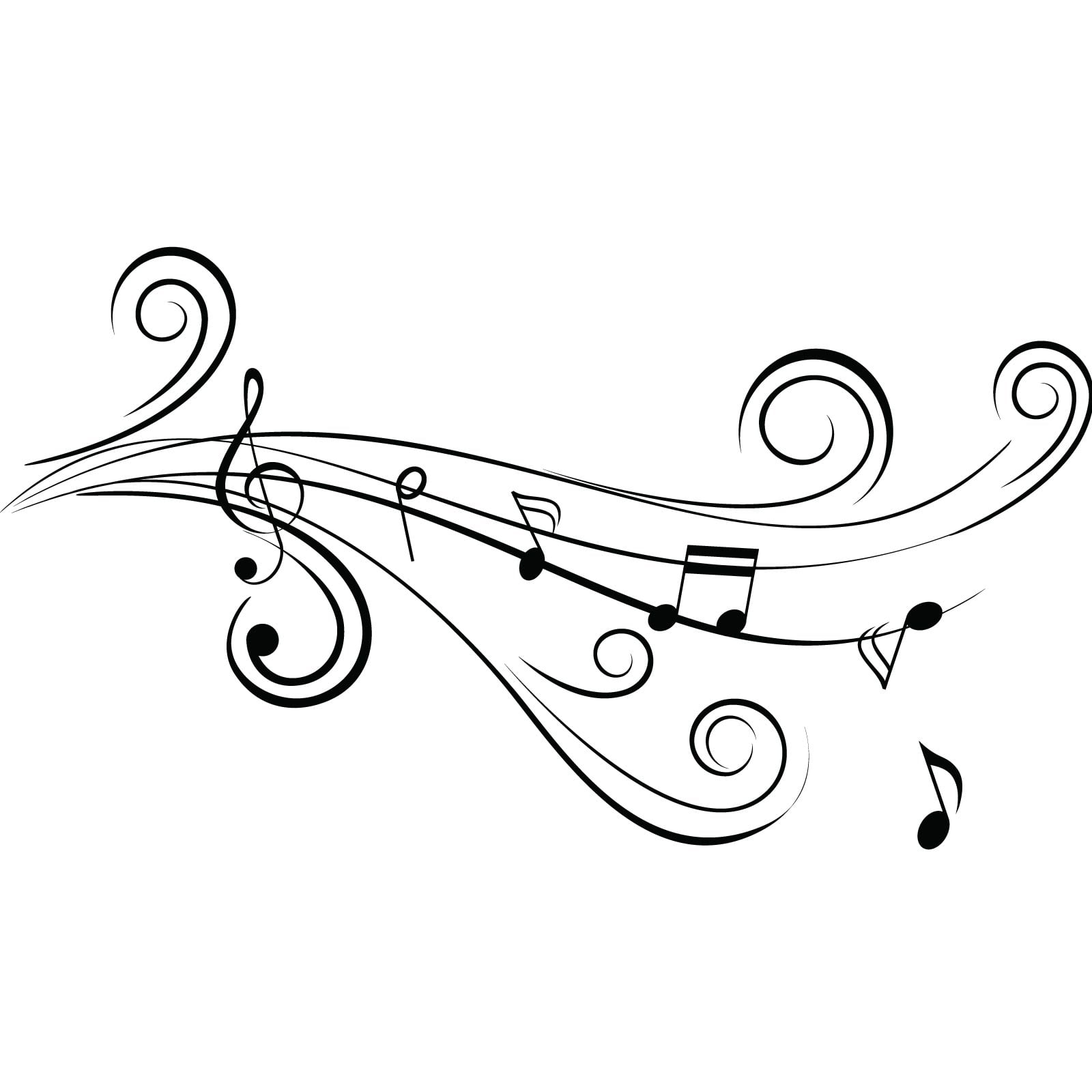 Cool Musical Notes v1 Wall Sticker - World of Wall Stickers